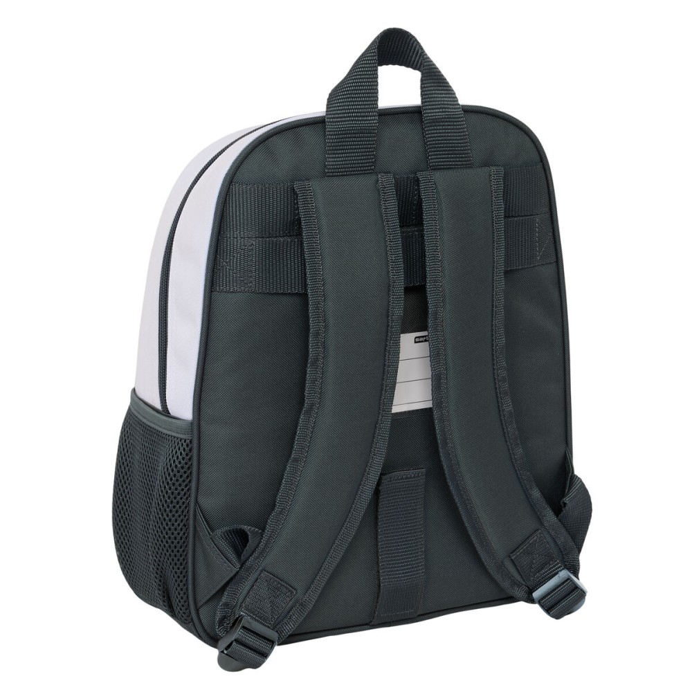 Schulrucksack Real Madrid C.F. Weiß 28 x 34 x 10 cm