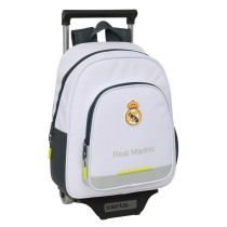 Schulrucksack Real Madrid C.F. Weiß 28 x 34 x 10 cm