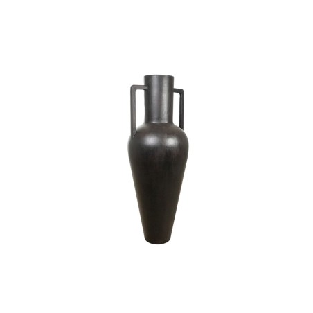 Vase Romimex Schwarz aus Keramik gedehnt 60 x 165 x 60 cm Mit Griffen