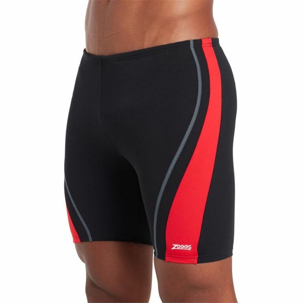 Men’s Bathing Costume Zoggs Eaton Mid Jammer E+s Black