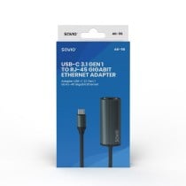 Adaptateur USB-C vers Ethernet Savio AK-56
