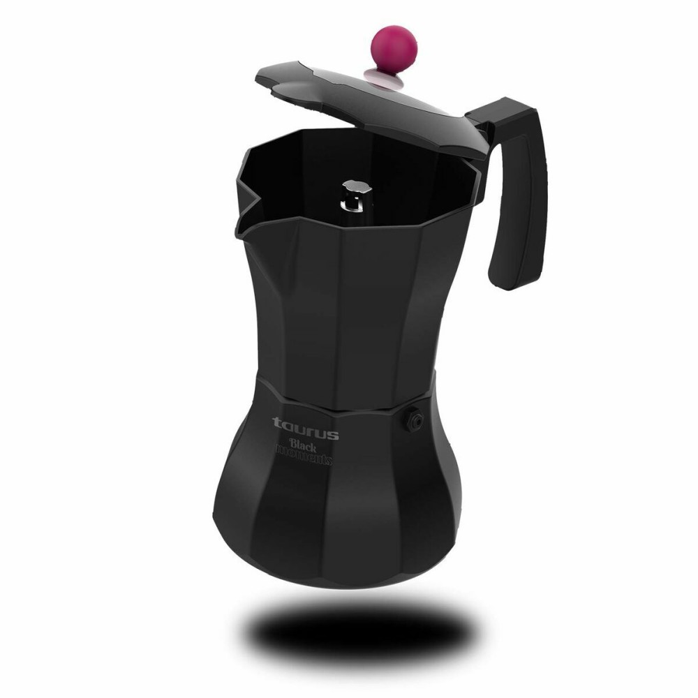 Italienische Kaffeemaschine Taurus KCP9006I Schwarz Aluminium 6 Tassen