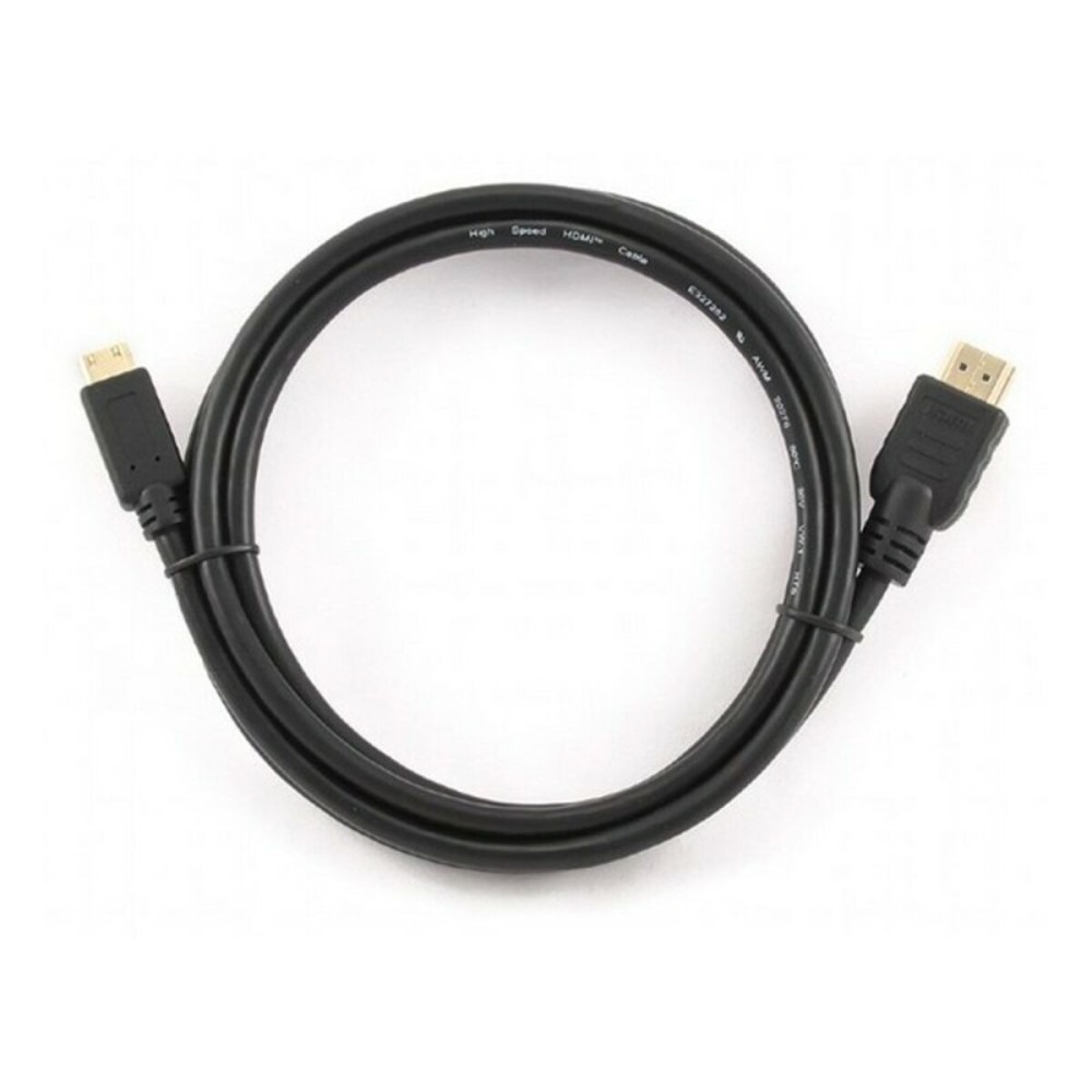 Câble Mini HDMI avec Ethernet GEMBIRD CC-HDMI4C-6 100 Mbps (1,8 m) Noir 1,8 m