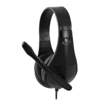 Casques avec Microphone Esperanza EH209K Noir