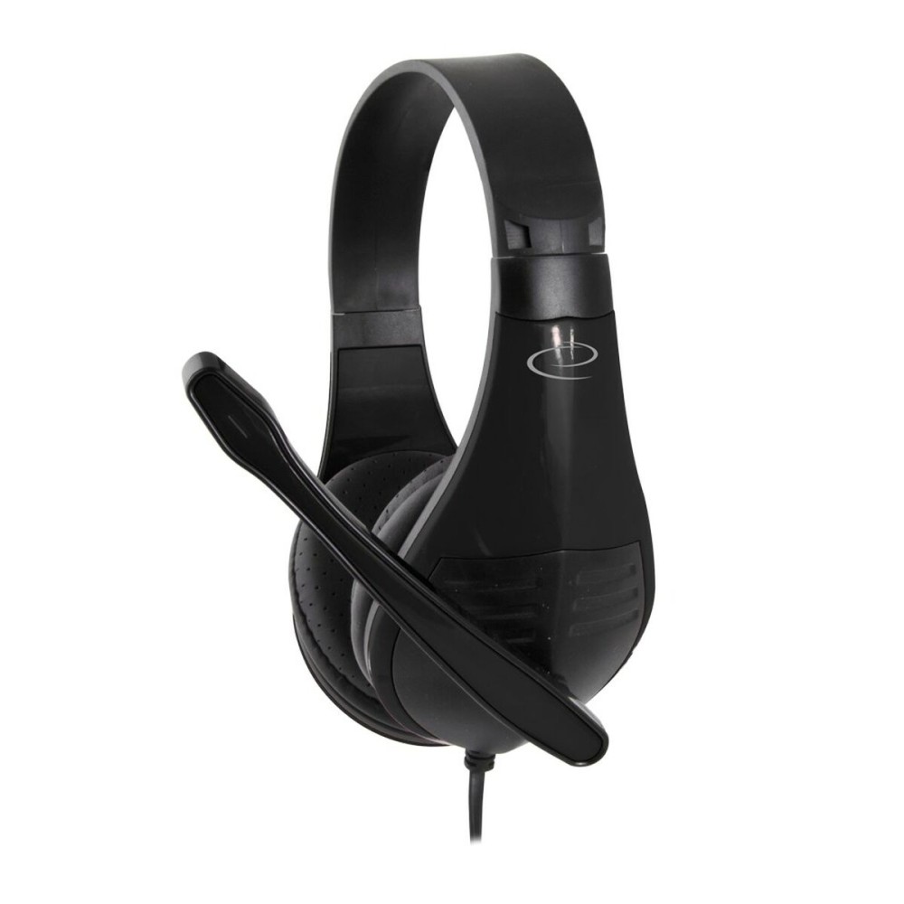 Casques avec Microphone Esperanza EH209K Noir