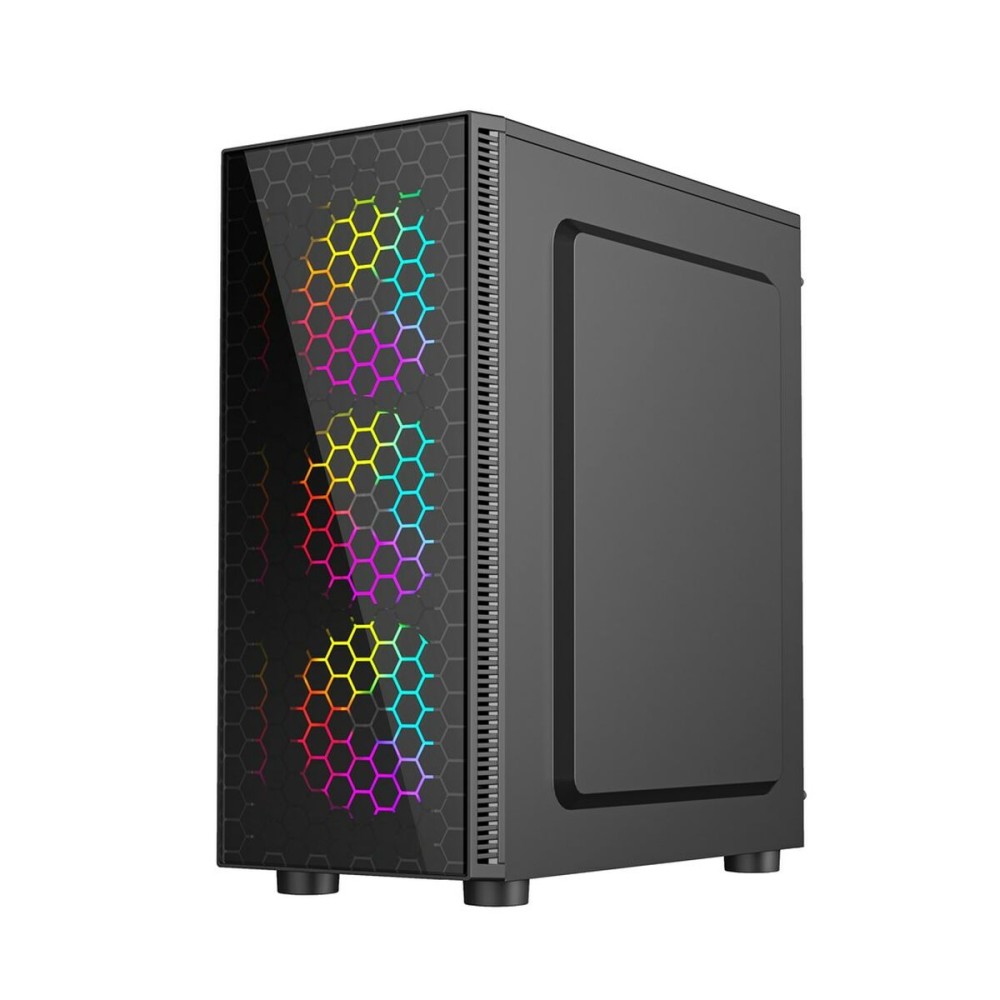 ATX Semi-Tower Gehäuse GEMBIRD CCC-FC-500 Schwarz Bunt