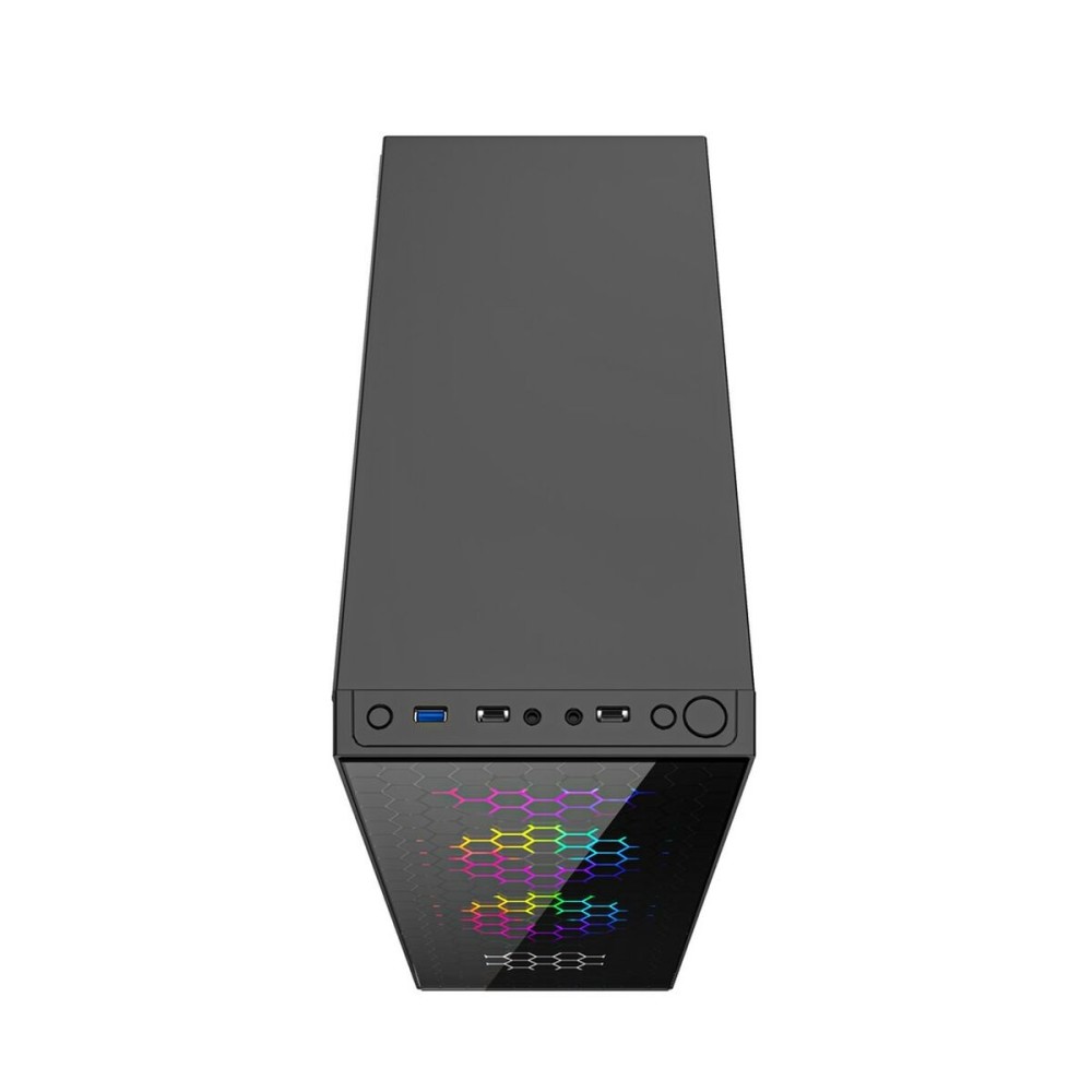 Boîtier ATX semi-tour GEMBIRD CCC-FC-500 Noir Multicouleur