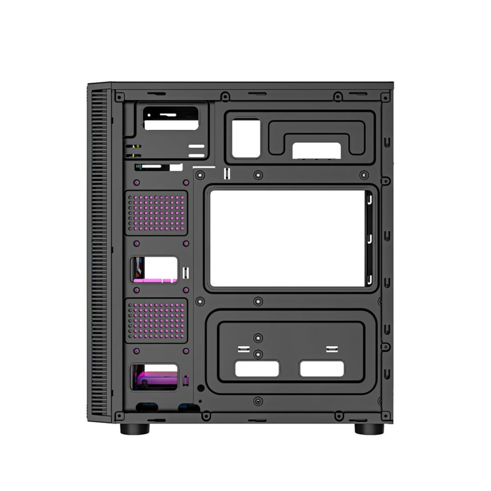 ATX Semi-Tower Gehäuse GEMBIRD CCC-FC-500 Schwarz Bunt