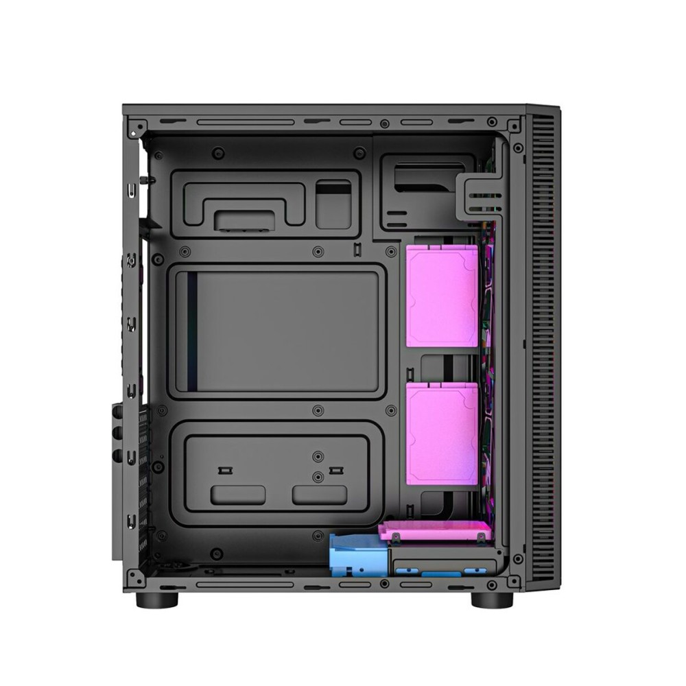 ATX Semi-Tower Gehäuse GEMBIRD CCC-FC-500 Schwarz Bunt