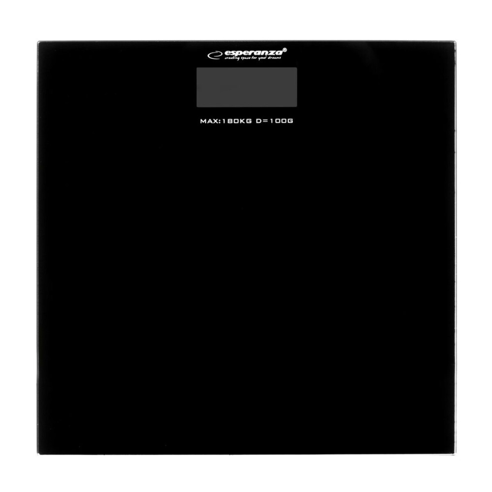Digitale Personenwaage Esperanza EBS002K Schwarz Glas Verre trempé Gehärtetes Glas 180 kg