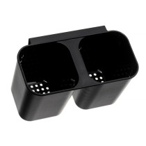 Abtropfsieb für die Spüle Feel Maestro MR-1024 36,5 x 40 x 15 cm Schwarz