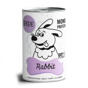 Alimentation humide Paka Zwierzaka Pepe Rabbit Lapin 400 g