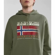 Jungen Sweater mit Kapuze Napapjiri B-Kreis H Dunkelgrün