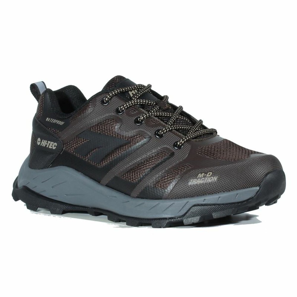 Running Shoes for Adults Hi-Tec Toubkal Low Brown