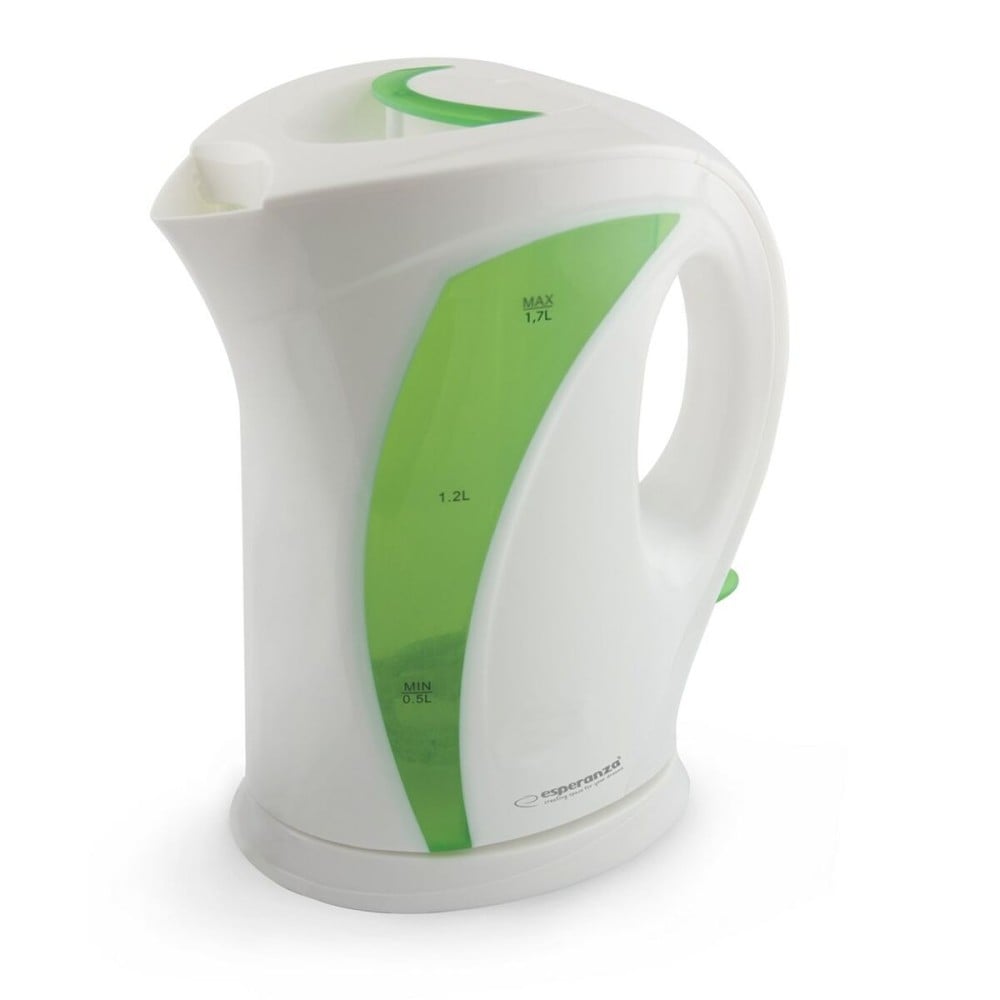 Wasserkocher Esperanza EKK018G Weiß grün Bunt Kunststoff 2200 W 1,7 L