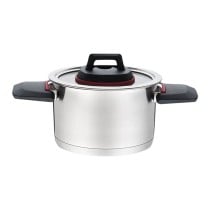Casserole with Lid Feel Maestro MR-3530-22 Red Black Steel Stainless steel Plastic Ø 22 cm 4,2 L