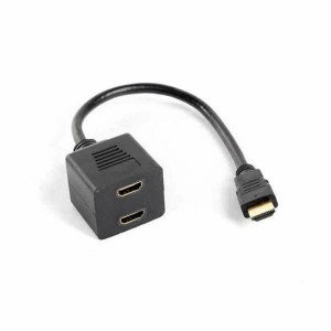 Adaptateur/convertisseur AV Lanberg AD-0019-BK Noir 20 cm