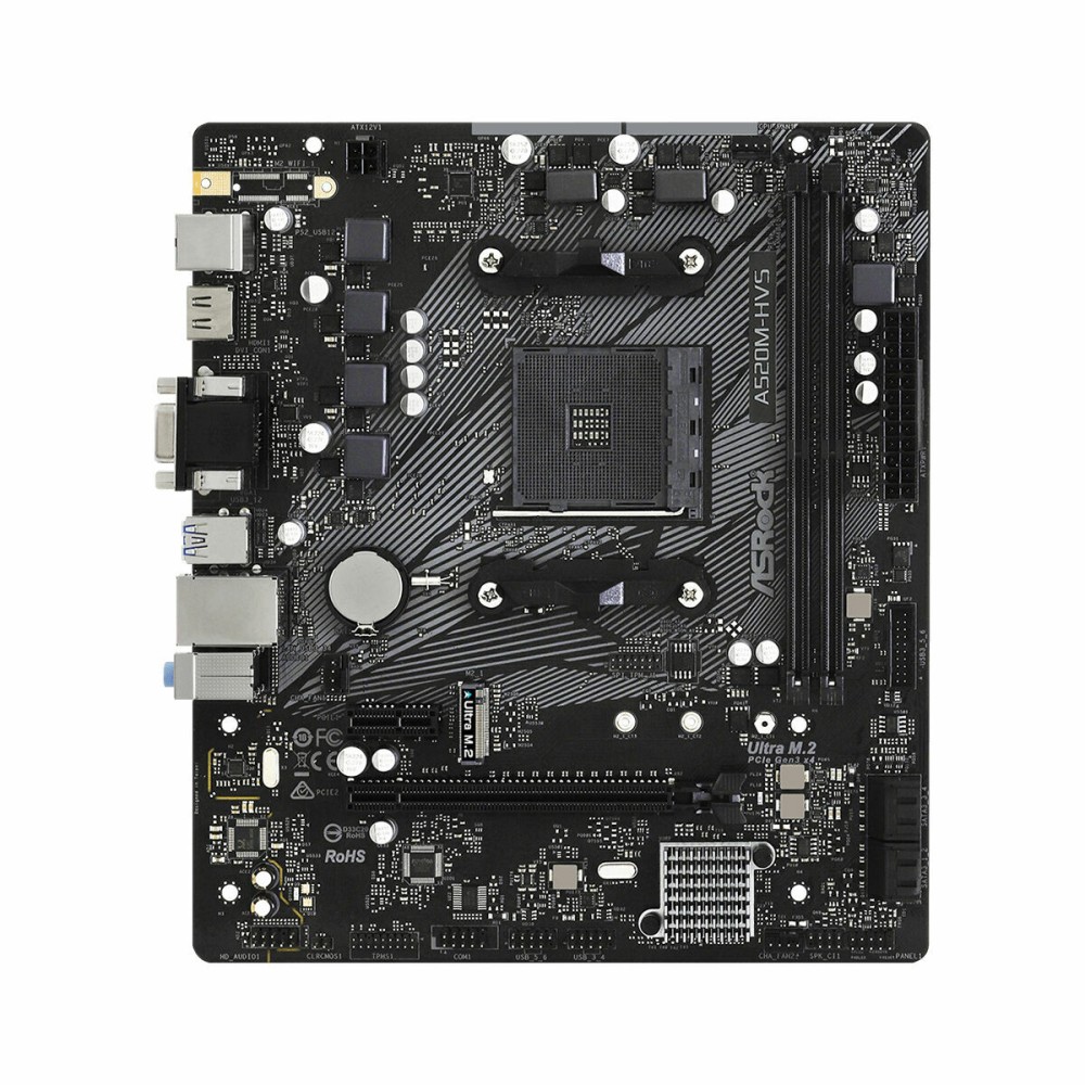 Carte Mère ASRock A520M-HVS AMD A520 AMD AM4