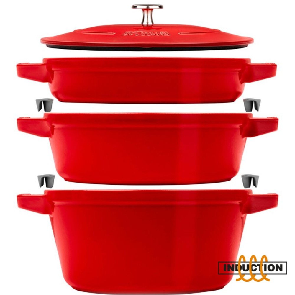 Ofenpfanne Zwilling La Cocotte Rot Gusseisen Ø 24 cm (3 Stück)