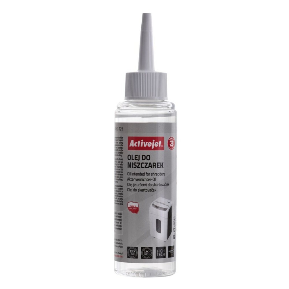 Huile Lubrifiante pour Destructeur de Papier Activejet ASO-125 125 ml