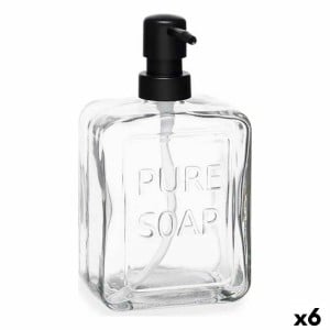 Seifenspender Pure Soap Kristall Durchsichtig Kunststoff 570 ml (6 Stück)