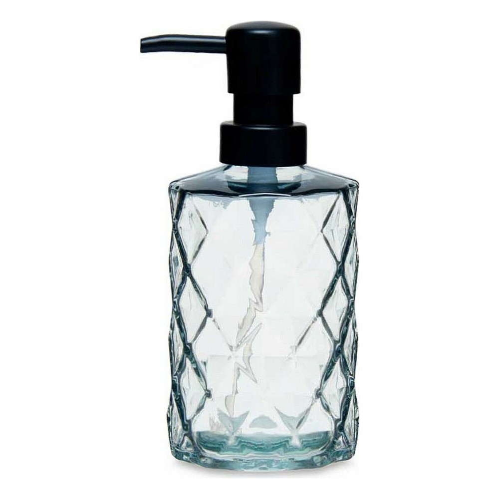 Soap Dispenser Berilo CN-B5463VB-1-368 Black Crystal Plastic Diamond 410 ml 9 x 18 x 7 cm (12 Units)