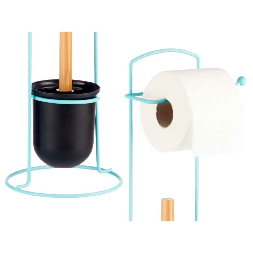 Toilet Roll Holder Berilo W2930APB - 408 Blue 17 x 57 x 16,5 cm (6 Units)