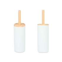 Toilet Brush Berilo B5456BC-5 - 439 White Wood Resin 10,2 x 38 x 10,2 cm (4 Units)