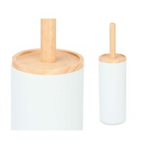 Toilet Brush Berilo B5456BC-5 - 439 White Wood Resin 10,2 x 38 x 10,2 cm (4 Units)