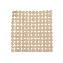 Tapis de Douche Antidérapant Beige PVC 54 x 54 x 1 cm (6 Unités)