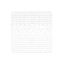 Non-slip Shower Mat Frames Transparent PVC 50,3 x 50,3 x 0,7 cm (6 Units)