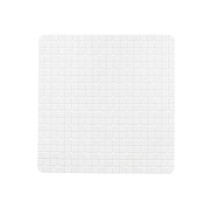 Non-slip Shower Mat Berilo BM509S - 314 White PVC 50,3 x 50,3 x 0,7 cm Frames (6 Units)