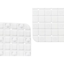 Non-slip Shower Mat Berilo BM509S - 314 White PVC 50,3 x 50,3 x 0,7 cm Frames (6 Units)