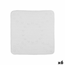 Tapis de Douche Antidérapant Berilo BM814-5353 - 321 Gris PVC 53 x 52,5 x 1 cm (6 Unités)