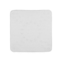 Non-slip Shower Mat Grey PVC 53 x 52,5 x 1 cm (6 Units)