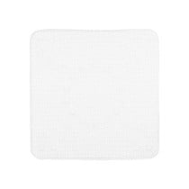 Tapis de Douche Antidérapant Blanc PVC 53 x 52,5 x 1 cm (6 Unités)