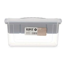 Boîte Multiusage Kipit 02 1310 Gris Transparent Plastique 5 L 29,5 x 14,5 x 19,2 cm (6 Unités)