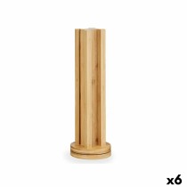 Stand for 36 Coffee Capsules Kinvara CN-KT225036 Bamboo 11 x 11 x 34 cm Rotating (6 Units)