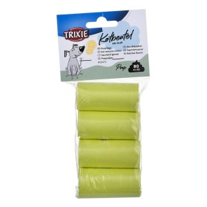 Müllbeutel Trixie 80 Stück Gelb Kunststoff (4 Stücke) (4 Stück)