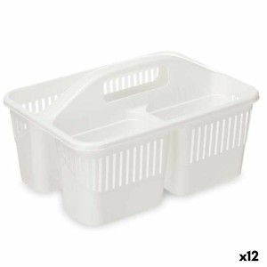 Organisateur Nettoyage Blanc Plastique 31,3 x 18 x 22 cm (12 Unités)