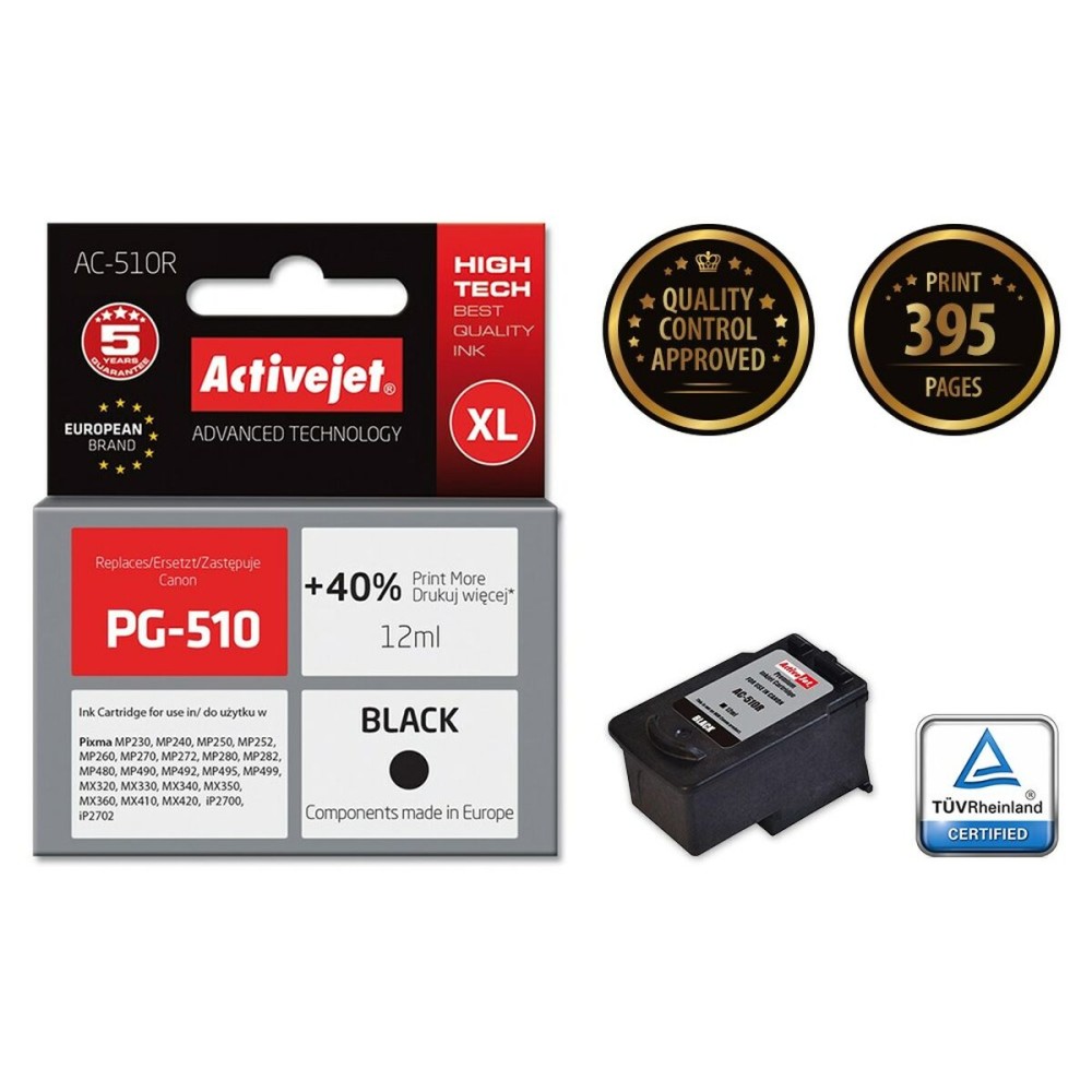 Cartouche d'encre originale Activejet AC-510R Noir