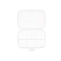 Box with compartments Kinvara 02 1178 Transparent Plastic 21,5 x 8 x 14,6 cm (12 Units)