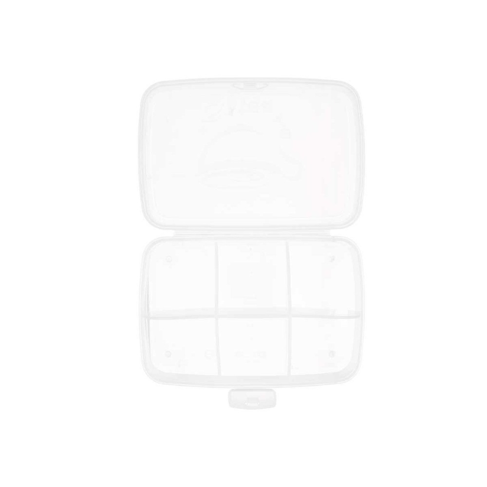 Boîte à compartiments Kinvara 02 1178 Transparent Plastique 21,5 x 8 x 14,6 cm (12 Unités)