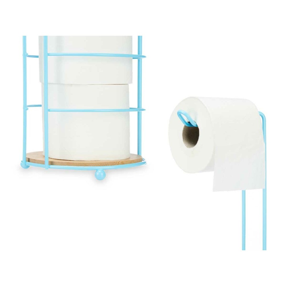 Porte-rouleaux pour Papier Toilette Berilo W7276PB - 388 Bleu 16,5 x 63,5 x 16,5 cm (4 Unités)