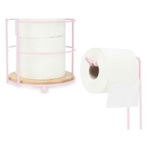 Porte-rouleaux pour Papier Toilette Berilo W7276PB - 389 Rose 16,5 x 63,5 x 16,5 cm (4 Unités)