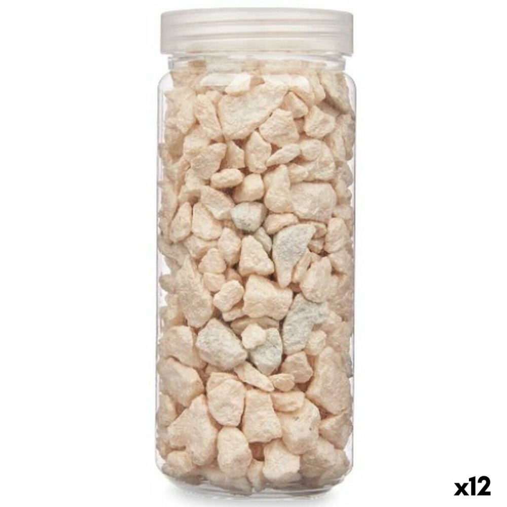 Deko-Steine Creme 10 - 20 mm 700 g (12 Stück)