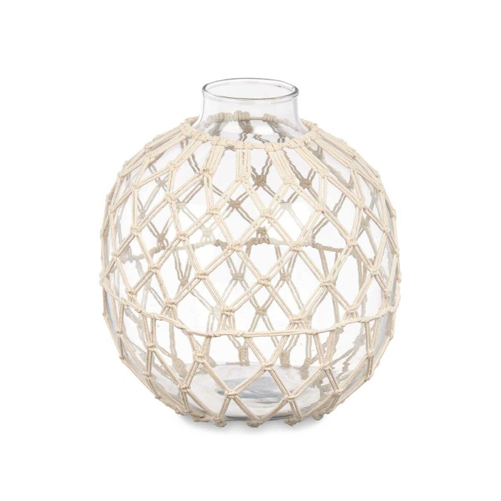 Boule Décorative Blanc Transparent 21 x 23 cm (4 Unités)