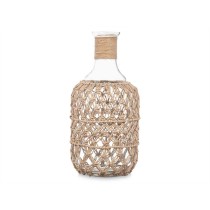 Bottle Transparent Natural 18 x 38 cm Decorative (4 Units)