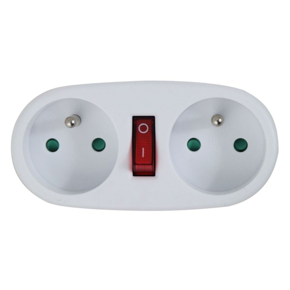 Plug adapter Esperanza ELK306W 2 Plugs