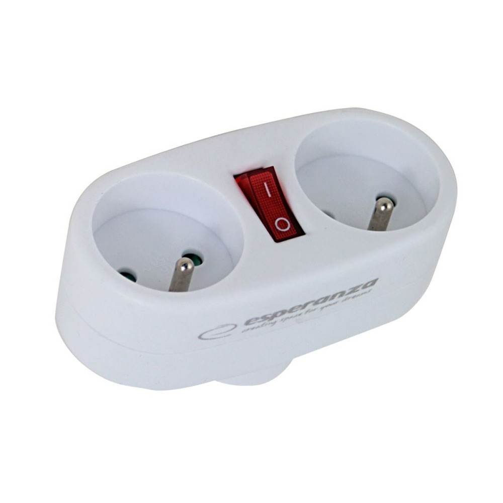 Plug adapter Esperanza ELK306W 2 Plugs